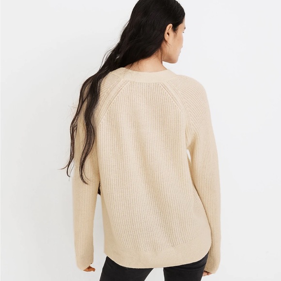 Ribbed wool blend Lyle Henley Sweater - Picture 7 of 8